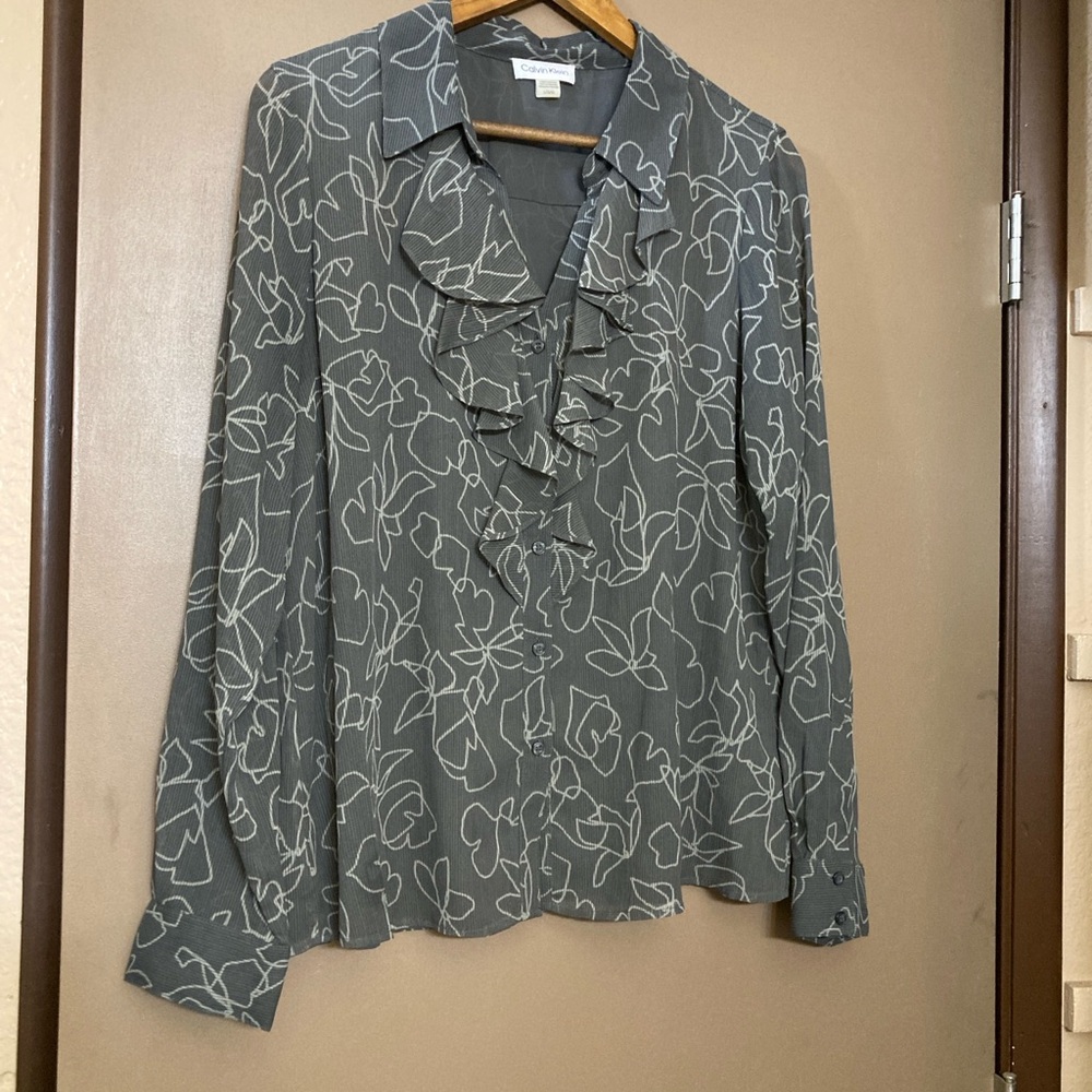 Calvin Klein Floral Blouse